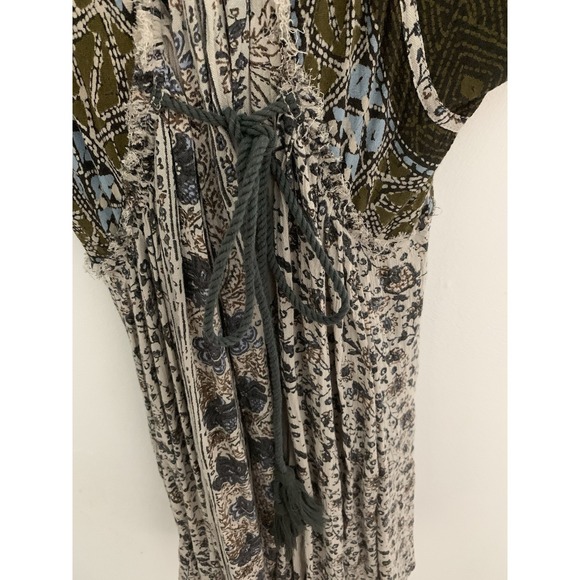 Free People Wild World Flutter Sleeve Mini Dress Boho Size S - Picture 3 of 6